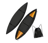 Générique Housse de Protection pour Kayak pour Le Stockage dans Le Garage et l ' Entretien Hors Saison, Coque de Protection en PVC avec Sangles à Boucle, extrémités de Cordon et