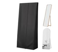 Générique Housse de Protection pour Miroir sur Toute la Longueur, Housse de Miroir étanche Pleine Grandeur avec Protection, en Tissu Oxford Parfaitement ajustée pour Meubles d'intérieur, Maison, Cent