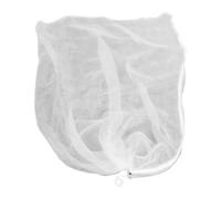 Générique Housse de Protection pour Plantes en Polyéthylène Blanc avec Cordon de Serrage et Fermeture Éclair, Résistante au Vent et Imperméable, pour Jardins et Légumes