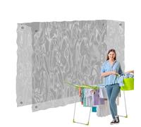 Générique Housse de Protection pour Séchoir à Linge | Abri Pluie pour Séchoir Extérieur | Bâche Transparente PVC Anti-UV Contre Poussière pour Balcon Cour Jardin