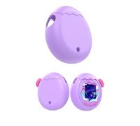 Générique Housse de Protection Souple en Silicone Liquide résistante aux Chutes, Jolie Housse de Protection antidérapante Console de Jeux pour Tamagotchi Paradise et Ses Accessoires (Violet)