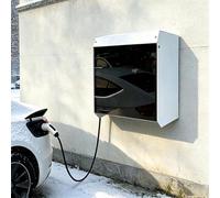 Générique Housse de Protection Universelle pour Chargeur Ev,Protecteur de Station de Recharge Murale pour Véhicule Électrique Toit,boîtier de Protection Magnétique Étanche pour Véhicules Électriques