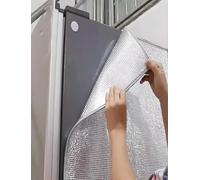 Générique Housse de réfrigérateur extérieure étanche et isolée - Protection Contre Le Soleil et la Pluie pour Machines à Glace, Protection pour congélateur, Argent, 50 x 170 cm (19,5 x 66,3 po)
