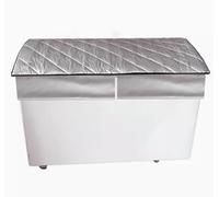 Générique Housse de réfrigérateur imperméable et Isolante en Coton, Protection UV for vitrines, Couverture Isolante for congélateur et Chambre Froide(125x70cm/49.2x27.6in)