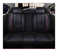 Générique Housse de siège Voiture Universelle en Patchwork, Housse Avant Cuir, Accessoires Coussin véhicule, Tapis Protection sièges Housses de sièges(A Black Blue 2pc)