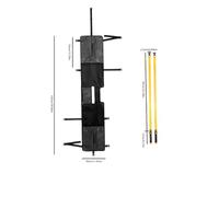 Générique Housse de Ski,Fourreau Renforcé avec Sangles,Protecteur de Sac à Dos pour Snowboard avec Bretelle - pour Bottes Accessoires Vêtements Clés Voyage Sports d'hiver Avion Hommes Femmes