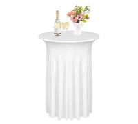 Générique Housse De Table De Cocktail Premium en Spandex - Nappe Extensible | Housse pour Table Ronde De Fêtes Et Banquets