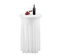 Générique Housse De Table De Cocktail Premium en Spandex - Nappe Extensible | Housse pour Table Ronde De Fêtes Et Banquets