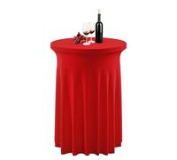 Générique Housse De Table De Cocktail Premium en Spandex - Nappe Extensible | Housse pour Table Ronde De Fêtes Et Banquets