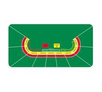 Générique Housse de Table de Jeu, Housse de Table de Poker,Tapis de Poker Texas Holdem 120x60cm - Tapis de antidérapant, Tapis de de pour fête de, soirée à thème, soirée