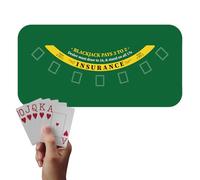 Générique Housse de Table de Poker, Nappe de Poker | Tapis de Texas Holdem 120x60cm - Tapis de antidérapant, Tapis de Table de pour fête de, soirée à thème, soirée