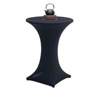 Générique Housse De Table Haute - Spandex Extensible | Nappe De Mange-Debout en Polyester | Linge Élégant pour Banquets Mariages Fêtes Événements Bars Et Réceptions