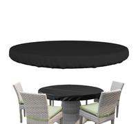Générique Housse de Table Ronde Adjustable - Nappe Lavable Réutilisable et Portable | Nappe Ronde pour Pique-Nique - pour Extérieur Intérieur Plage Camping BBQ Repas Jardin Balcon Terrasse