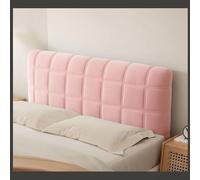 Generique Housse de Tête de Lit, Couverture de Tête de Lit Tout Compris, Housse de Protection Anti-poussière pour en Velours, Protecteur(Pink,180cm(71inch))