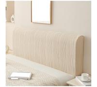 Générique Housse De Tête De Lit De Qualité Supérieure, Housse De Dossier Rembourrée en Peluche Courte Super Douce for Lit Double Et Simple - Protection Anti-poussière(Cream,220cm)