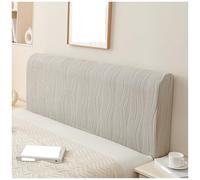 Générique Housse De Tête De Lit De Qualité Supérieure, Housse De Dossier Rembourrée en Peluche Courte Super Douce for Lit Double Et Simple - Protection Anti-poussière(Light Grey,200cm)