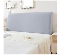 Générique Housse De Tête De Lit De Qualité Supérieure, Housse De Protection De Tête De Lit Élastique en Velours Super Doux for Lit King/Double(Light Grey,200cm)