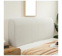 Générique Housse De Tête De Lit De Qualité Supérieure, Housse De Protection De Tête De Lit Élastique Tout Compris, Super Douce, Anti-poussière(White,200cm)