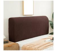 Générique Housse De Tête De Lit De Qualité Supérieure, Housse De Protection De Tête De Lit Élastique Tout Compris, Super Douce, Anti-poussière(Brown,120cm)