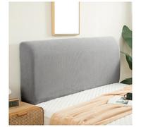 Générique Housse De Tête De Lit De Qualité Supérieure, Housse De Protection De Tête De Lit Élastique Tout Compris, Super Douce, Anti-poussière(Light Grey,180cm)