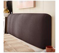 Générique Housse De Tête De Lit De Qualité Supérieure, Housse De Protection Universelle Anti-poussière Élastique De Couleur Unie, Housse De Tête De Lit Douce Et Moelleuse(Brown,200cm)