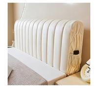 Générique Housse De Tête De Lit Double Épaisseur, Universelle, for Chambre À Coucher, Hôtel, Décoration, Lavable, Anti-poussière, Tissu Respirant, for Propriétaires Et Locataires(Beige,220cm)