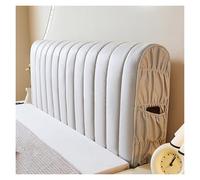 Générique Housse De Tête De Lit Double Épaisseur, Universelle, for Chambre À Coucher, Hôtel, Décoration, Lavable, Anti-poussière, Tissu Respirant, for Propriétaires Et Locataires(Light Gray,220cm)