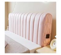 Générique Housse De Tête De Lit Double Épaisseur, Universelle, for Chambre À Coucher, Hôtel, Décoration, Lavable, Anti-poussière, Tissu Respirant, for Propriétaires Et Locataires(Rose,200cm)
