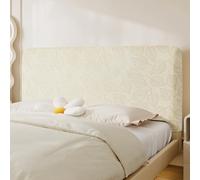 Générique Housse de Tête de Lit Élastique Compatible Lit 2 Places King Size Protection Anti-Poussière pour Décoration de Chambre Blanc 190-218cm/75-86in