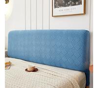 Générique Housse de Tête de Lit Élastique Compatible Lit 2 Places King Size Super King Size Protection Anti-Poussière pour Décoration de Chambre Lac Bleu 150-170cm/59-67in
