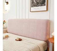 Générique Housse de Tête de Lit Élastique Compatible Lit 2 Places King Size Super King Size Protection Anti-Poussière pour Décoration de Chambre Rose 150-170cm/59-67in