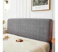 Générique Housse de Tête de Lit Élastique Compatible Lit 2 Places King Size Super King Size Protection Anti-Poussière pour Décoration de Chambre Gris 150-170cm/59-67in