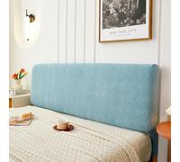 Générique Housse de Tête de Lit Élastique Compatible Lit 2 Places King Size Super King Size Protection Anti-Poussière pour Décoration de Chambre Bleu 150-170cm/59-67in