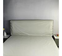 Générique Housse de Tête de Lit en PU Imperméable - Compatible Lit 2 Places/King Size | Protection Résistante & Anti-Poussière pour Lit Gris-Vert 190cmx65cm/74.8x25in