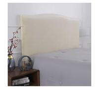 Générique Housse de tête de lit en Velours - Élégante amélioration de la Chambre, Protection Douce et Anti-poussière, Design Extensible for propriétaires et locataires(Beige,180cm)