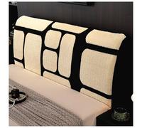 Générique Housse De Tête De Lit, Enveloppe De Tête De Lit Anti-poussière, Housse De Dossier Rembourrée en Peluche Courte Super Douce for Lit Double Simple - Protecteur(White,160cm)