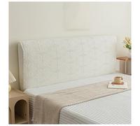 Générique Housse De Tête De Lit, Enveloppe De Tête De Lit Anti-poussière, Protecteur Extensible, Housse De Meuble Jacquard for Tête De Lit(Cream,220cm)