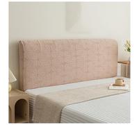 Générique Housse De Tête De Lit, Enveloppe De Tête De Lit Anti-poussière, Protecteur Extensible, Housse De Meuble Jacquard for Tête De Lit(Khaki,200cm)