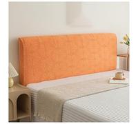 Générique Housse De Tête De Lit, Enveloppe De Tête De Lit Anti-poussière, Protecteur Extensible, Housse De Meuble Jacquard for Tête De Lit(Orange,150cm)