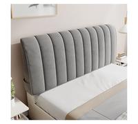 Générique Housse De Tête De Lit Épaisse Et Anti-Collision, Tissu Extensible Anti-poussière, for Décoration De Chambre Et D'appartement, Support Souple for Adultes(Gray,150cm)