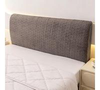 Generique Housse De Tête De Lit Extensible en Velours Protection De Tête De Lit Housse Doux Et Chaud pour Têtes De Lit Simples Doubles pour Chambre À Coucher Appartement