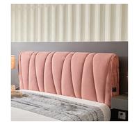 Générique Housse De Tête De Lit Extensible for Protection Rembourrée, Compatible avec Les Cadres en Bois, Cuir Et Métal, for Lit Double, Double, Queen Et King Size(Rose,180cm)