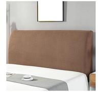 Générique Housse De Tête De Lit Extensible, Housse Complète for Lits Rembourrés en Bois Et Métal, Housse De Tête De Lit Douce, King Queen Size, Protection De Dossier Universelle(Brown,200cm/79in)