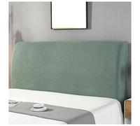 Générique Housse De Tête De Lit Extensible, Housse Complète for Lits Rembourrés en Bois Et Métal, Housse De Tête De Lit Douce, King Queen Size, Protection De Dossier Universelle(Green,120cm/47in)