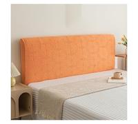 Générique Housse De Tête De Lit Extensible, Protection Universelle Anti-poussière for La Décoration De La Chambre, Housse en Tissu Doux avec Ajustement Élastique(Orange,150cm)