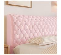 Générique Housse De Tête De Lit, Housse De Protection Extensible Entièrement Enveloppée, for Lit Double, Anti-poussière Et Anti-Rayures for Chat(Pink,220cm)