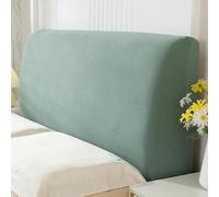 Générique Housse De TêTe De Lit, Housses TêTe Lit Souples Extensible, Housse De Protection MatelasséE Lavable pour Chambre Coucher(Green,86.6")