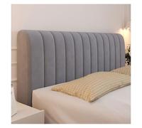 Générique Housse de tête de lit Luxueuse en Polaire Cristal - Protection Anti-poussière matelassée, Lavable, adaptée aux Lits en Bois/rembourrés, embellit la décoration de la Chambre(Dark Gray,190cm)