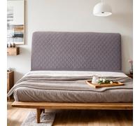 Générique Housse De Tête De Lit Matelassée en Velours Élastique Protection Rembourrée Ajustable Couverture Décorative pour Chambre D'Invités Ou Parentale,C,160cm