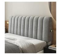 Générique Housse De Tête De Lit Matelassée Épaisse en Velours Doux for Lits en Cuir, Tissu Et Fer, Support Dorsal Lavable Et Réglable(Gray,120cm)